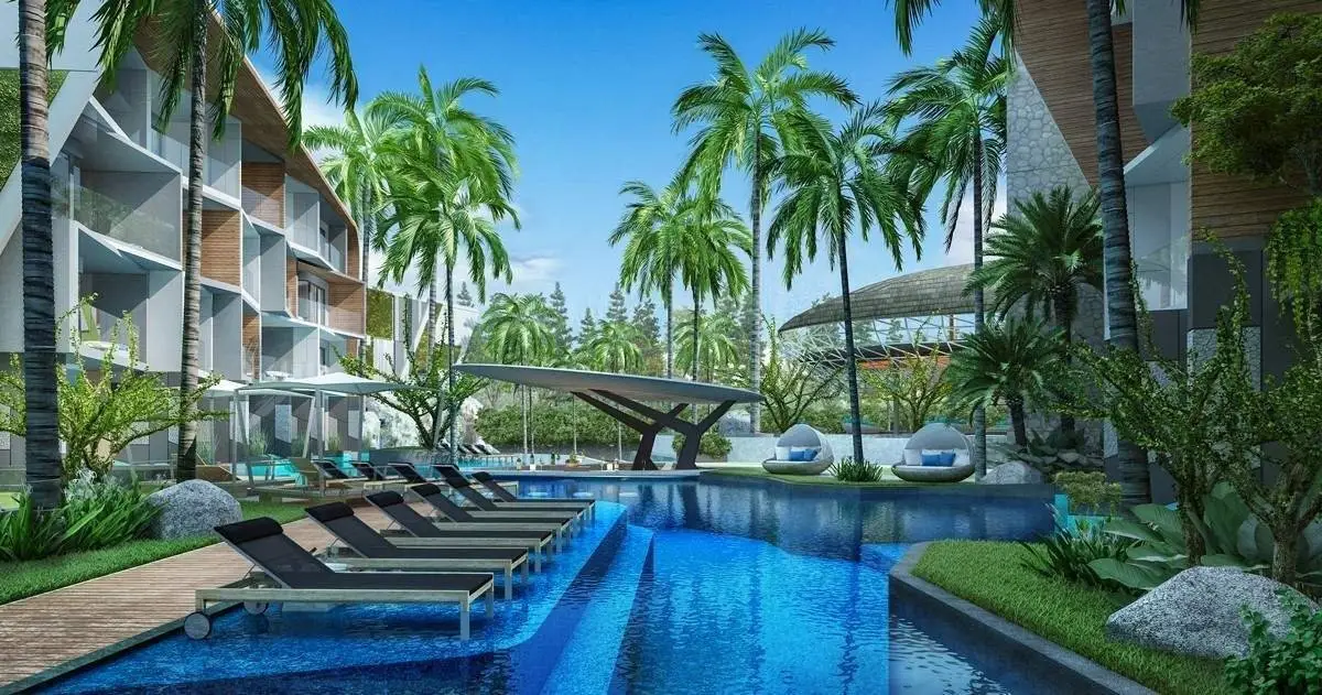 อพาร์ตเมนต์ 1 ห้องนอน ไนฮ่าน — วิวภูเขา — Nai Harn · 4/16