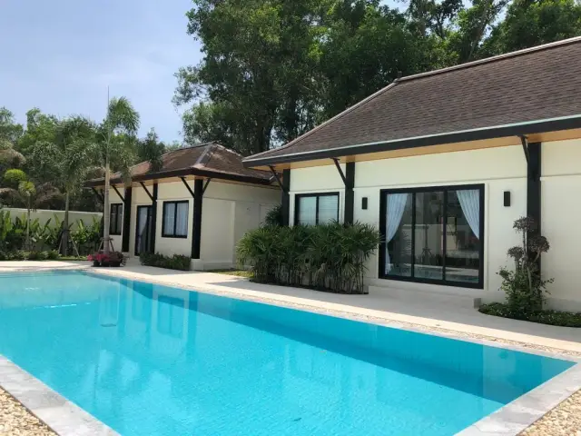 4-Bedroom Villa, with pool view in Two Villas Holiday Oriental Style Layan project, on Bangtao / Laguna beach — Layan
