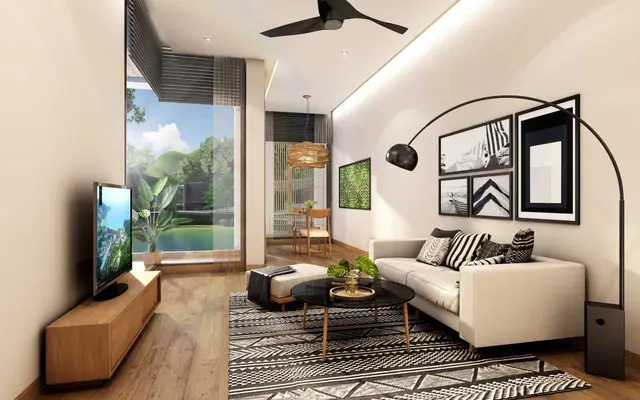 Studio Apartments, with lake view and near the sea, on Kamala Beach beach — Kamala