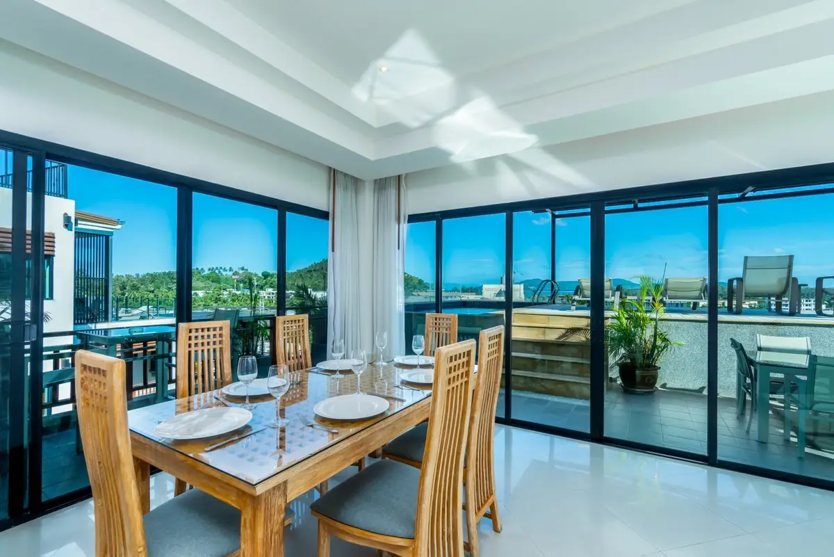 Spacious 3-Bed Surin Apartment—Pool, Sea & Views — Surin · 4/11