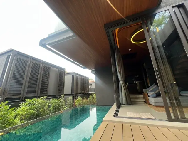Incredible 1-Bedroom villa, with sea view in Akra project, on Layan Beach beach — Layan