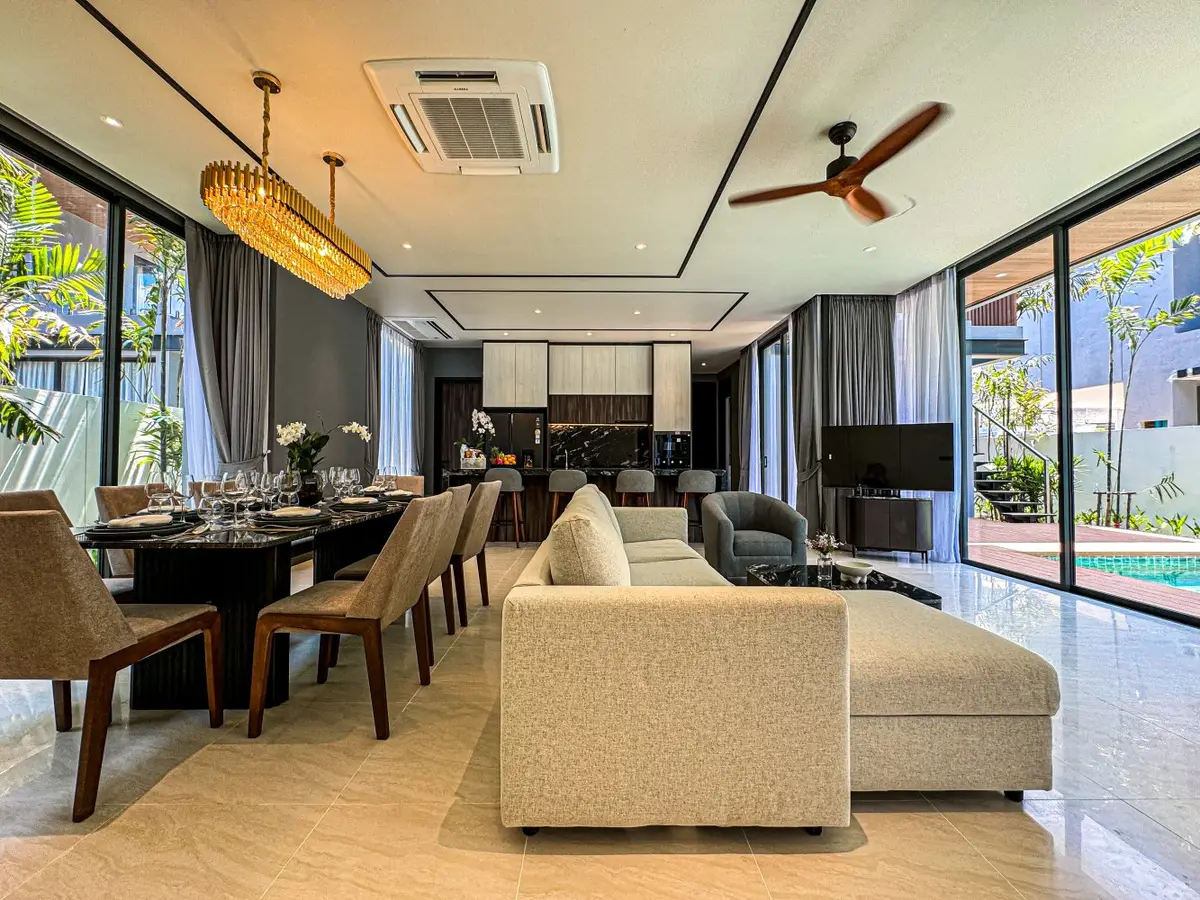 4-спальная вилла с личным бассейном в The Ozone Villas — Bang Tao · 4/38