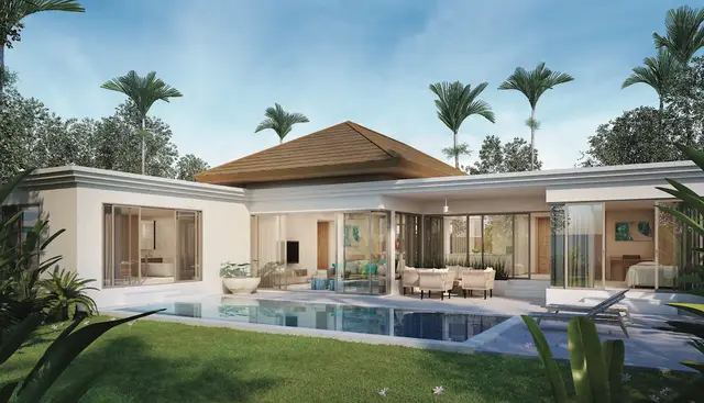 Stylish 3-Bedroom villa, with pool view, on Bangtao / Laguna beach — Cherng Talay