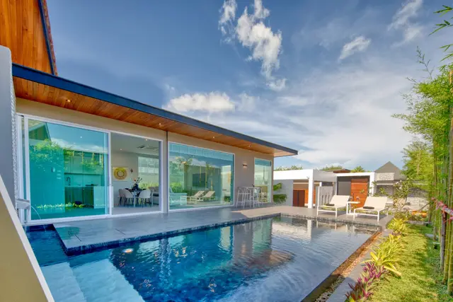 Premium 3-Bedroom Villa, with urban view in Sunpao Rawai project, on Rawai beach — Rawai