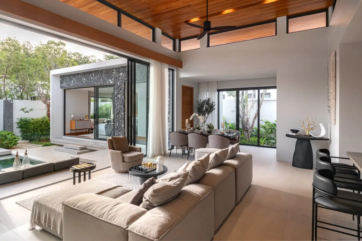 3卧Botanica Four Seasons别墅,Thalang——泳池 — Thalang · 3/24