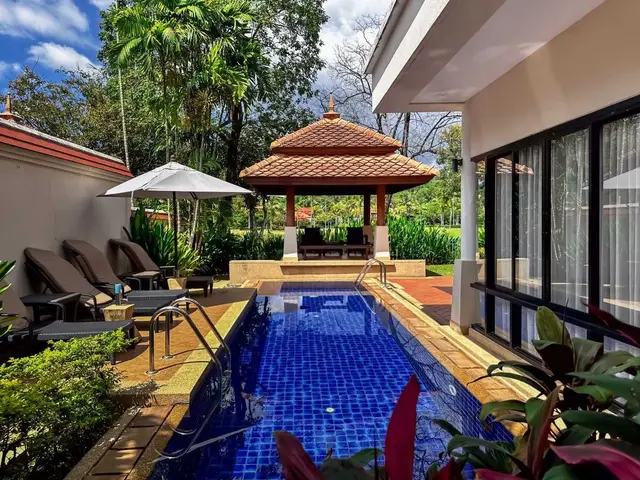 Luxury 3-Bedroom villa, with pool view in Angsana Villas Resort project, on Bangtao / Laguna beach — Layan