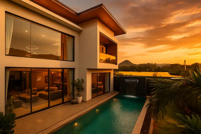 Stunning 3-Bedroom villa, with pool view in Zenithy project, on Bangtao / Laguna beach — Cherng Talay