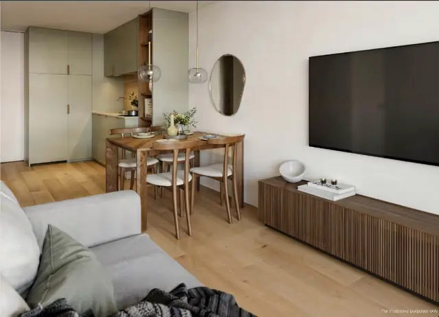 Gorgeous 1-Bedroom apartments, with mountain view, on Layan Beach beach — Layan