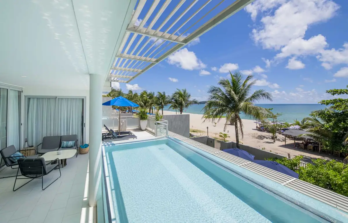 2-Bed Beachfront Apartment, Sea-View Rental — Bang Tao · 2/17
