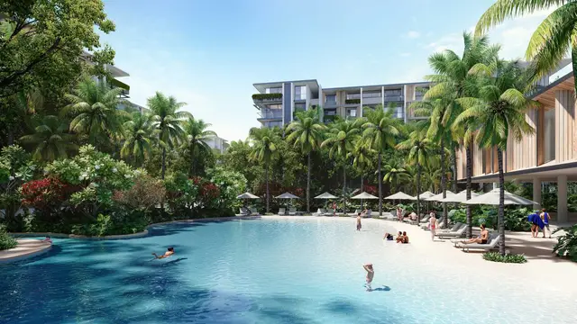 2-Bedroom Apartments, with pool view, on Layan beach — Layan