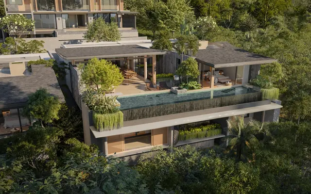 Stunning, large 4-Bedroom villa, with pool view, on Layan Beach beach — Layan