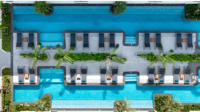 2-Bedroom Apartments, with pool view and near the sea in Sunshine Beach by KORA project, on Bangtao / Laguna beach — Layan