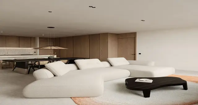 Luxury 2-Bedroom apartments, with pool view, on Layan Beach beach — Layan