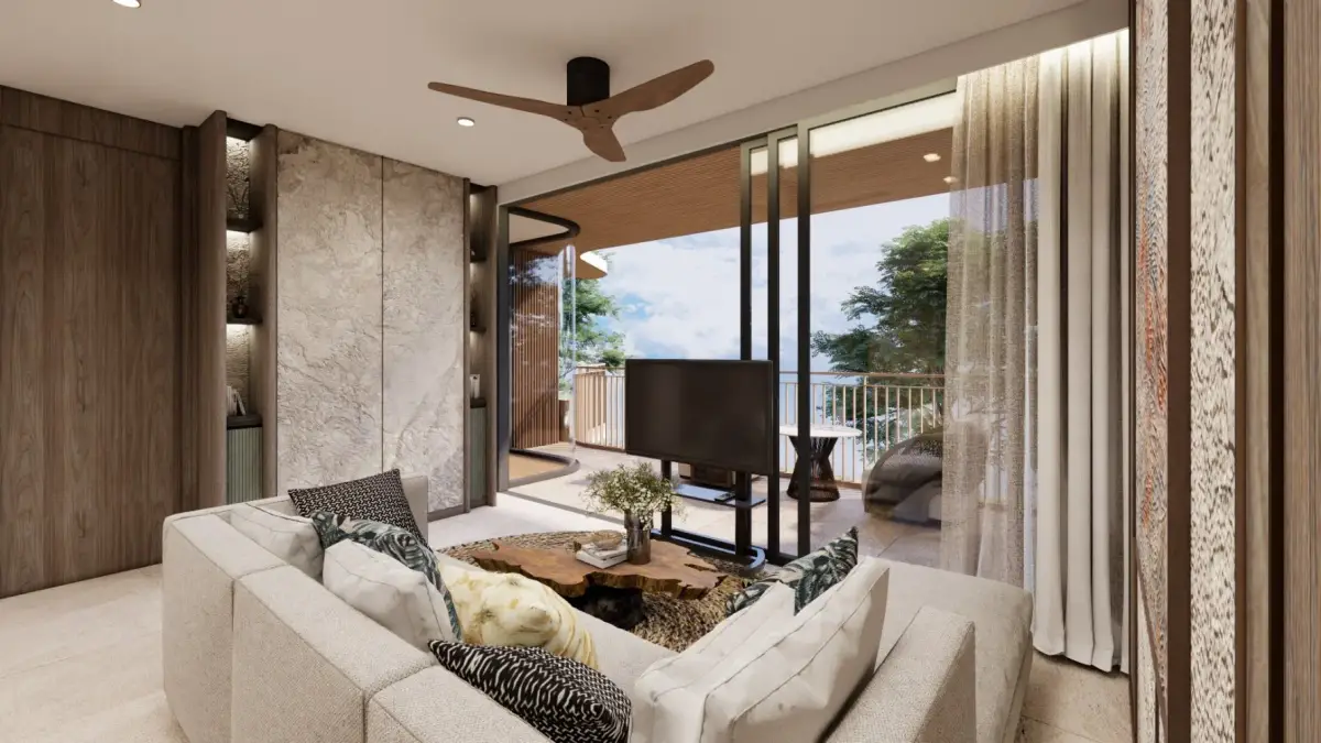 คอนโด 1 ห้องนอน Laguna Golf Residences Hibiscus ลายัน — Layan · 1/6