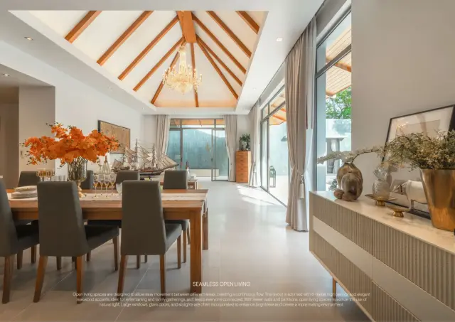 Spacious 4-Bedroom Villa, with pool view, on Nai Yang beach — Thalang