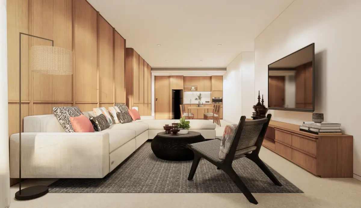 อพาร์ตเมนต์ 3 ห้องนอนพร้อมสระว่ายน้ำส่วนตัว ลายัน — Kiara Residences — Layan · 3/11