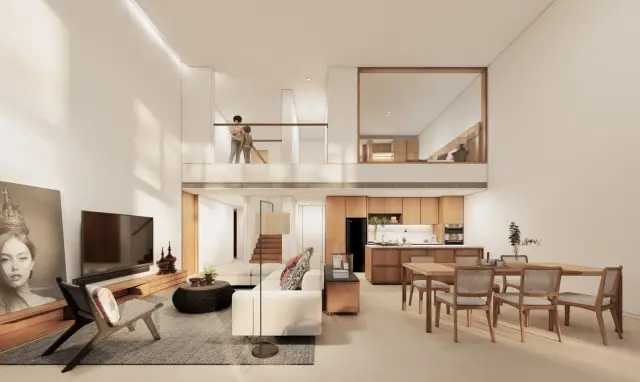 3-Bedroom Apartments, with garden view, on Layan Beach beach — Layan