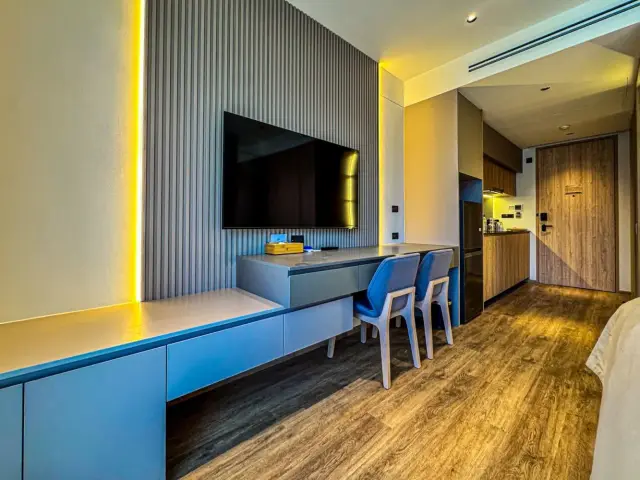 Studio Apartments, with urban view in Layan Green Park project, on Layan Beach beach — Layan