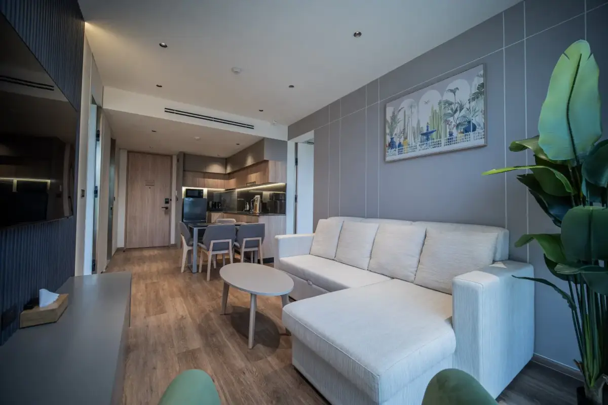 อพาร์ตเมนต์ 2 ห้องนอนวิวภูเขา ลายัน — Layan Green Park — Layan · 2/39
