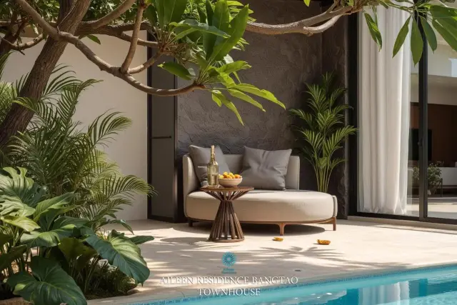 3-Bedroom Townhouse, with pool view, on Bangtao / Laguna beach — Cherng Talay
