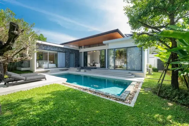 3-Bedroom Villa, with pool view in Botanica Modern Loft project, on Bangtao / Laguna beach — Cherng Talay
