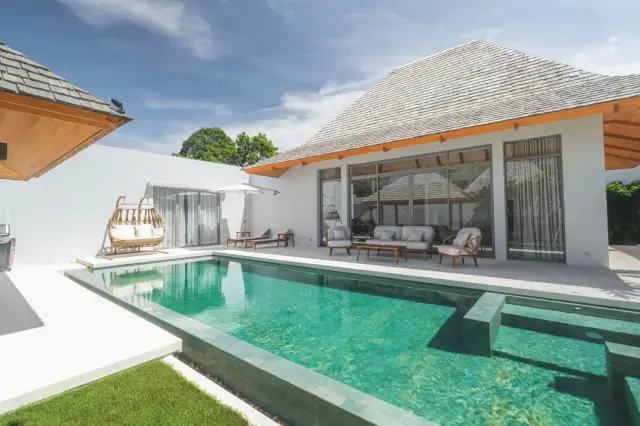 3-Bedroom Villa, with pool view in Anchan Flora project, on Bangtao / Laguna beach — Thalang
