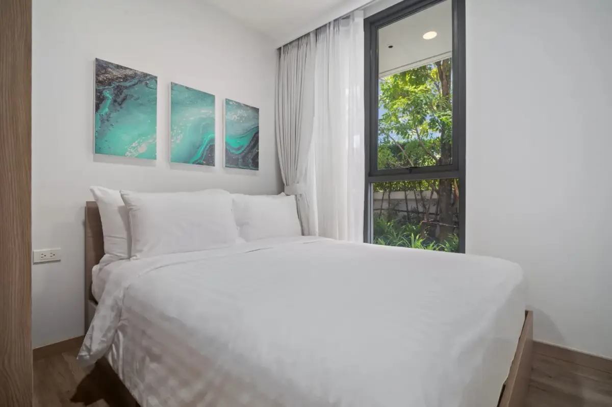 อพาร์ทเมนต์ 2 ห้องนอน วิวสนามกอล์ฟ Sky Park Aurora — Bang Tao · 2/46