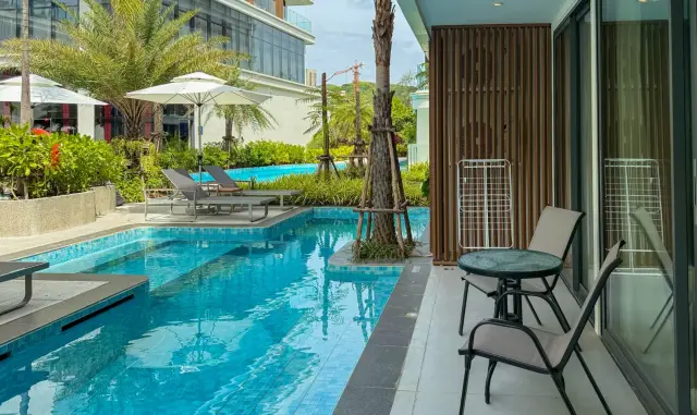 2-Bedroom Apartments, with pool view and near the sea in Sunshine Beach by KORA project, on Bangtao / Laguna beach — Layan