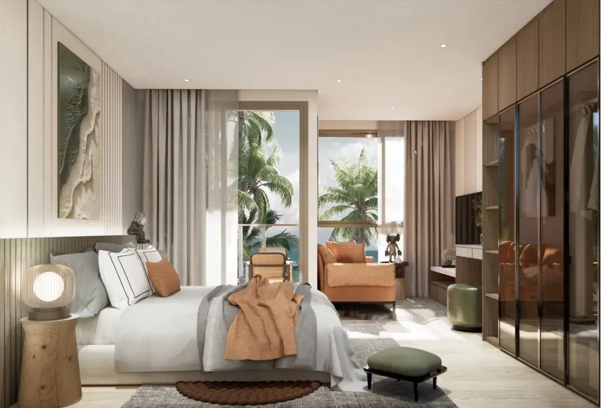 Studio Apartments, with garden view, on Naithon beach — Nai Thon · 1/26