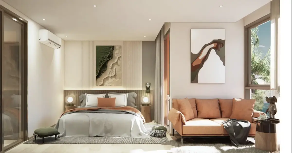 Studio Apartments, with garden view, on Naithon beach — Nai Thon · 2/26