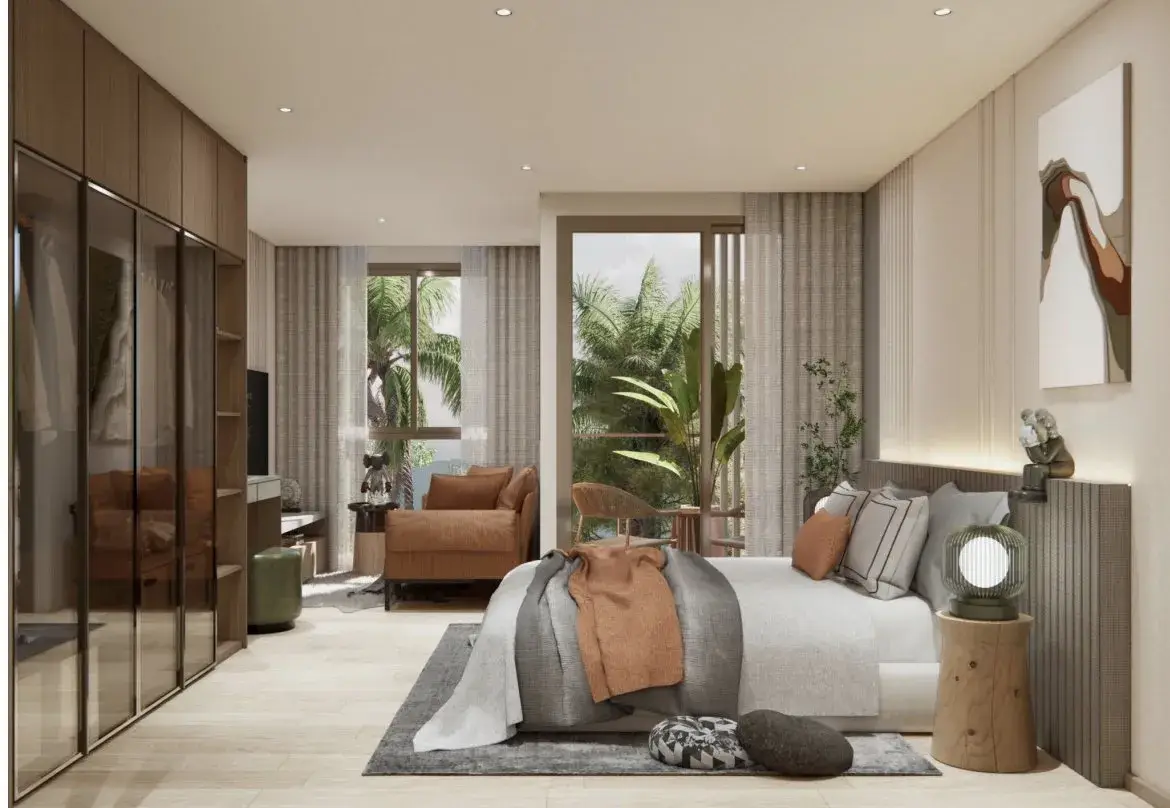 Studio Apartments, with garden view, on Naithon beach — Nai Thon · 2/26