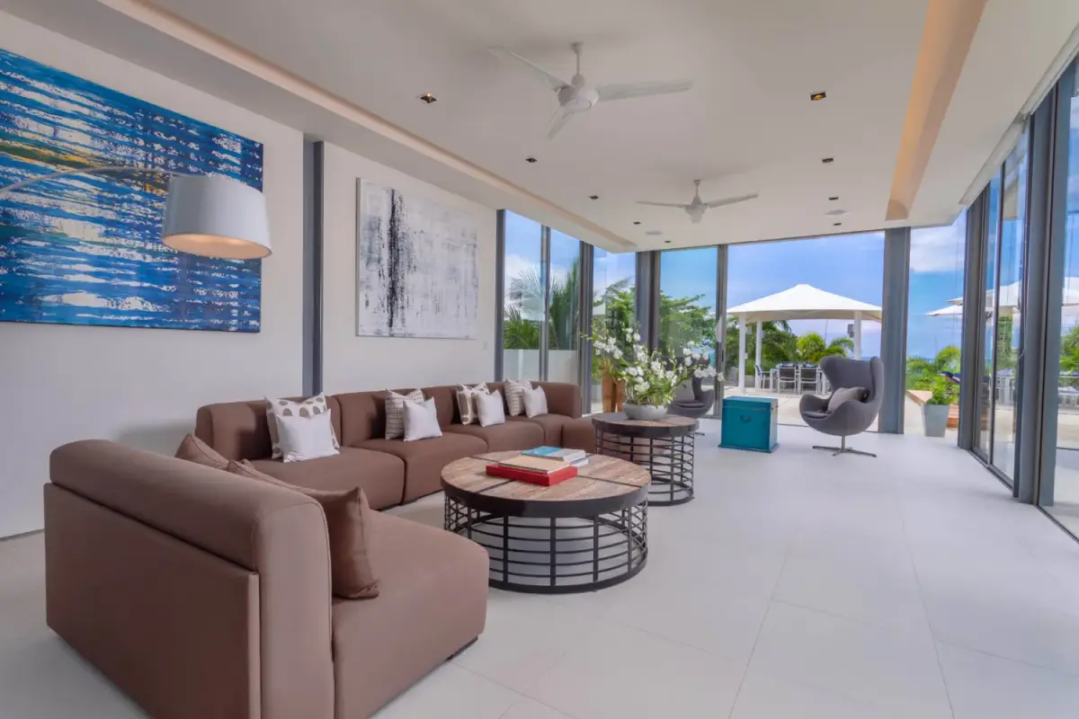 วิลล่า5 1 ห้องนอน พร้อมวิว มองเห็นวิวทะเล ในโครงการ Sava Beach Villas, บนชายหาด หาดนาใต้ — Mai Khao · 4/38