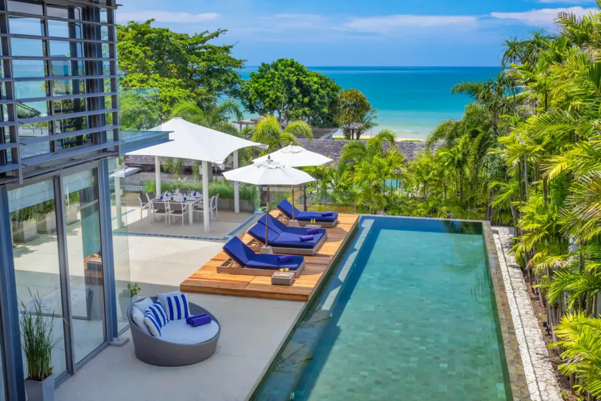 วิลล่า5 1 ห้องนอน พร้อมวิว มองเห็นวิวทะเล ในโครงการ Sava Beach Villas, บนชายหาด หาดนาใต้ — Mai Khao · 3/38
