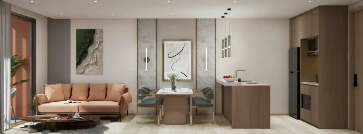 1-Bedroom Apartments, with mountain view, on Naithon beach — Nai Thon · 1/27