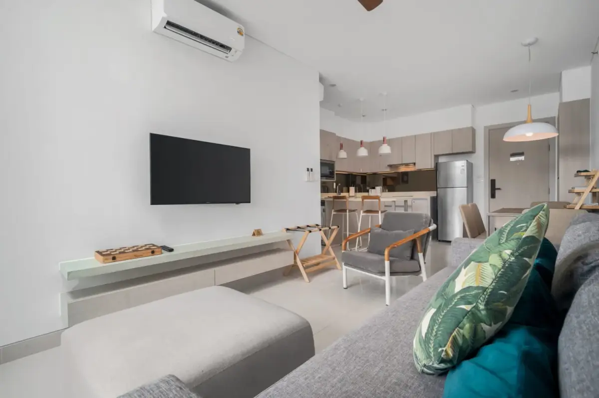 อพาร์ตเมนต์2 1 ห้องนอน พร้อมวิว วิวทะเลสาบ ในโครงการ Cassia Residences, บนชายหาด บางเทา/ลากูน่า — Bang Tao · 5/28